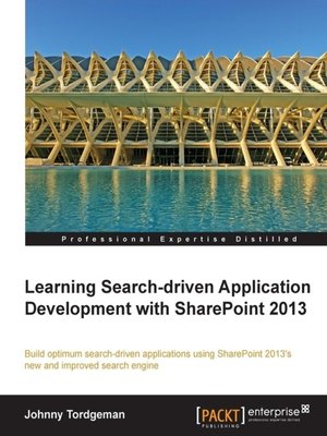 cover image of Learning Search-driven Application Development with SharePoint 2013